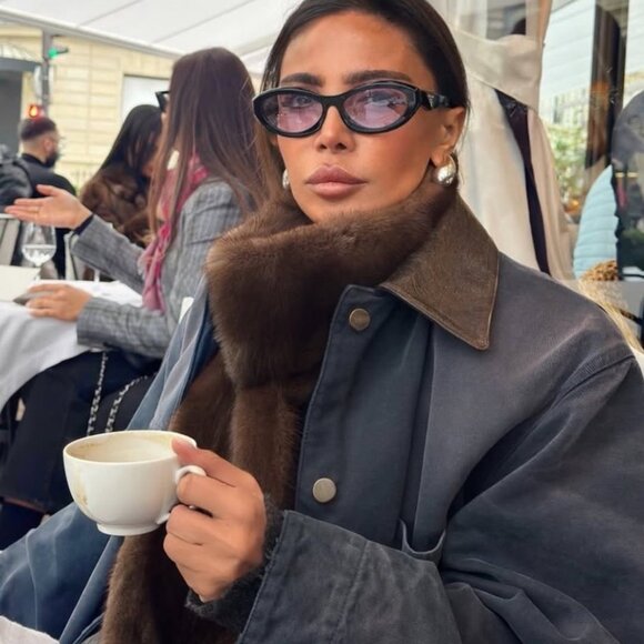 🕶️ New Prada PR26ZS 16K40J Sunglasses Black Frame, Violet Lenses - Picture 1 of 11